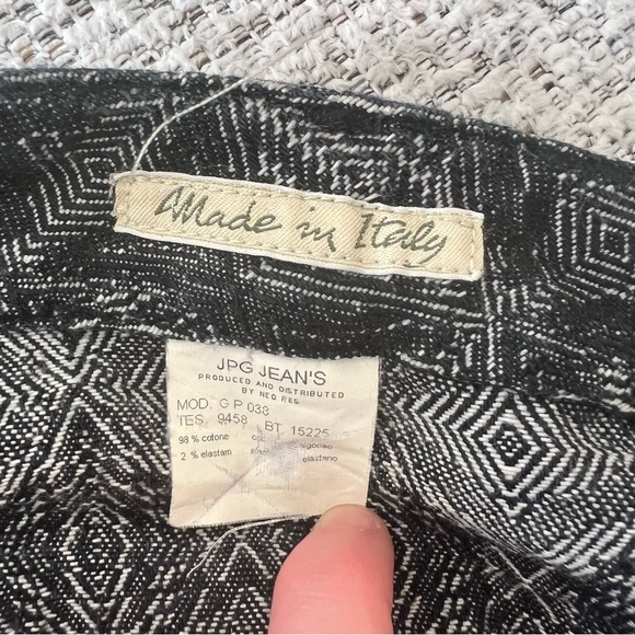 JPG Jean Paul Gaultier Stud Knit Flare Jeans - Picture 11 of 11